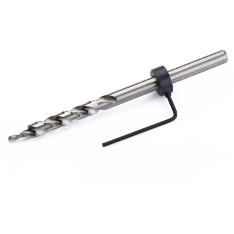 Foret HSS de 9,5 mm avec trou de rotation et butée de profondeur pour système de gabarit de perçage Kreg Pocket Hole Jig Master.