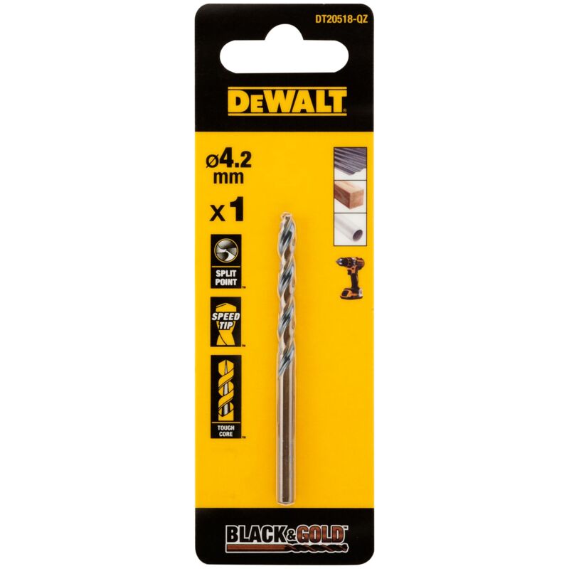 Foret hss Dewalt Foret torsadé 4.2mm Prix pour 1