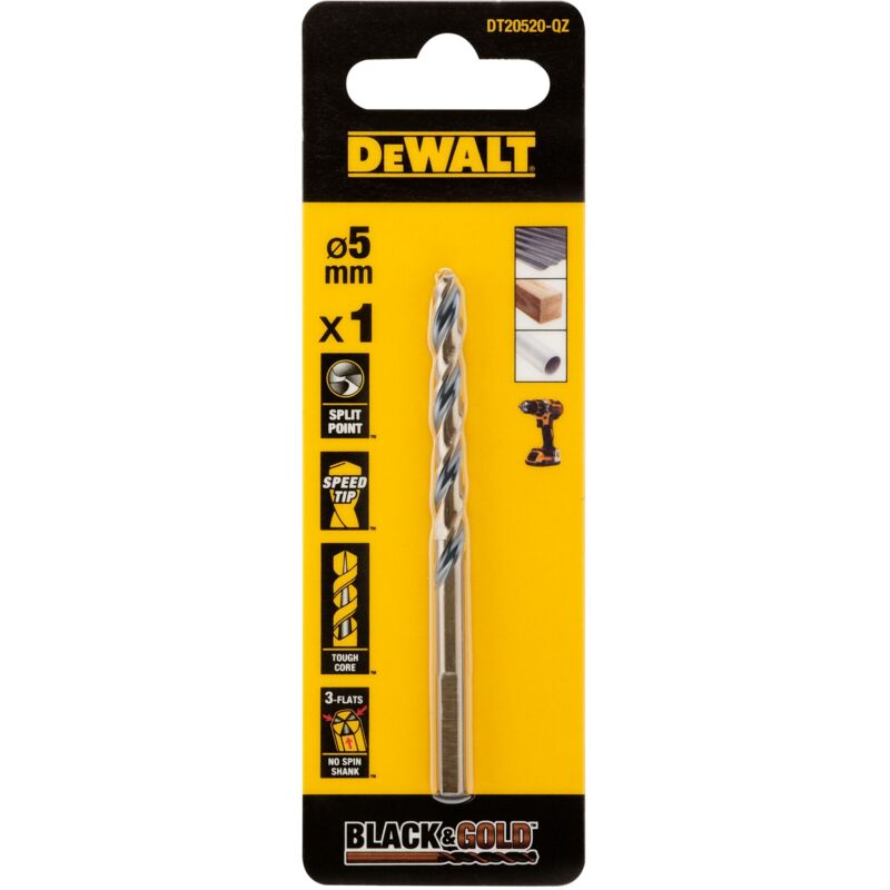 Silverline Bosch - Foret à métaux hss-r, din 338, 5 x 52 x 86 mm - vue 3