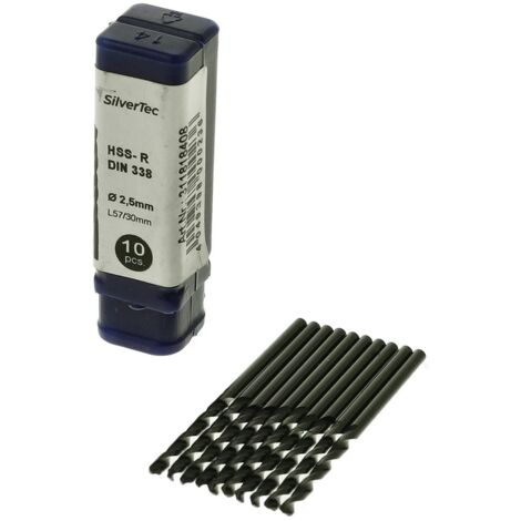 Foret HSS-R 2,5 mm pour acier