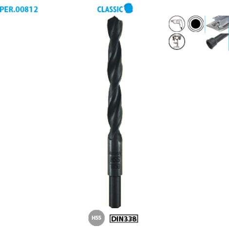 FORET METAL HSS PRO LAMINE D.16MM AVEC QUEUE REDUI