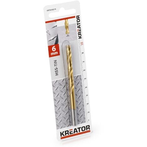 Foret Métal Titanium Jaune  Diamètre 12 Mm - KREATOR