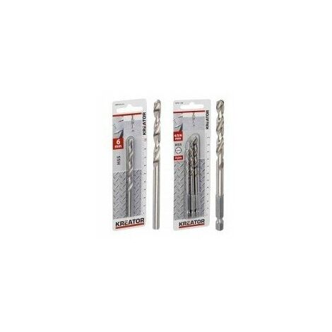 Foret Métaux Hss Ø 10x133mm - KREATOR