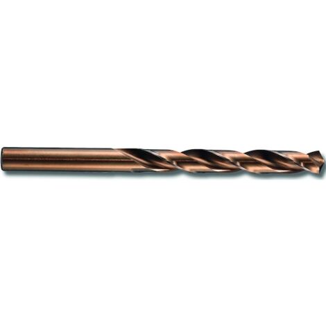 Foret métaux HSS-E5 (cobalt5%) - Ø: 8.5 - Revêtu GOLD -DIN338 -h8 -Pointe en croix (Tube) / L: 117 - TIVOLY