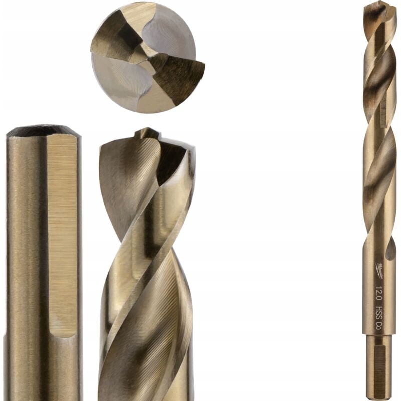 Milwaukee - Forets à métaux hss-g cobalt 12,0 mm (1)