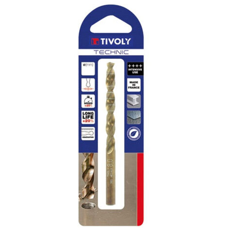 foret métaux technic ø10.0mm en blister - tivoly