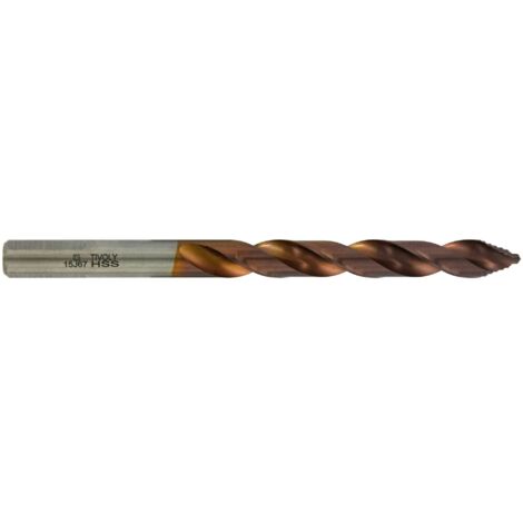 Foret métaux TSP HSS taillé meulé revêtu FUSIO - affûtage étagé - Ø 5 x 86 mm - TIVOLY - 11457140500