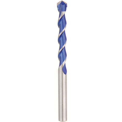 Foret multi-materiale cilindrico con inserti in carburo affilati - Ø 8 mm, lunghezza utile 80 mm, lunghezza totale 120 mm