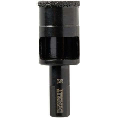 Foret Pointe Diamanté DeWALT Foret pour carrelage 20mm ( Prix pour 1 )