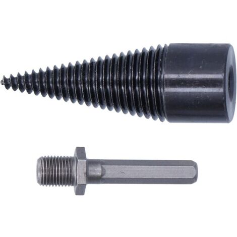 Foret pour fendeuse à Bois, vis à fendre, Outils de quincaillerie en Acier à Grande Vitesse 32 mm pour fendre Le Bois