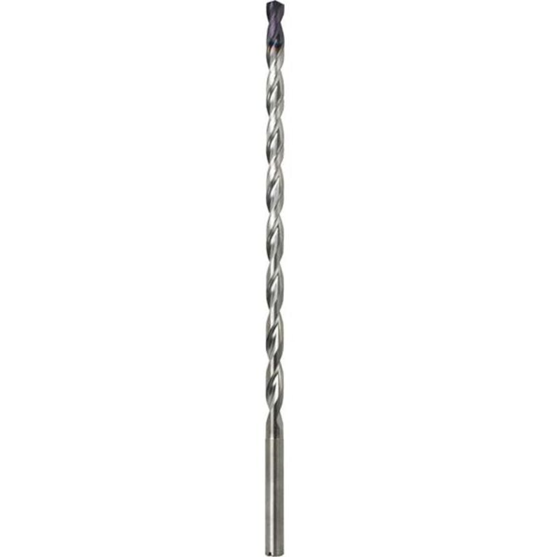Guhring - Foret pour perçage profond 25 x d, ø m7/h7 : 4,5 mm, Long. totale 183 mm, Long. hélice 143 mm, ø queue h6 : 6 mm