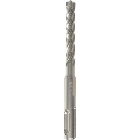 Foret SDS-Plus MX4 béton, même armé - 4 taillants pour trou net - Qualité Allemande - MILWAUKEE  Taille: Diam. 8 mm x L.115 mm
