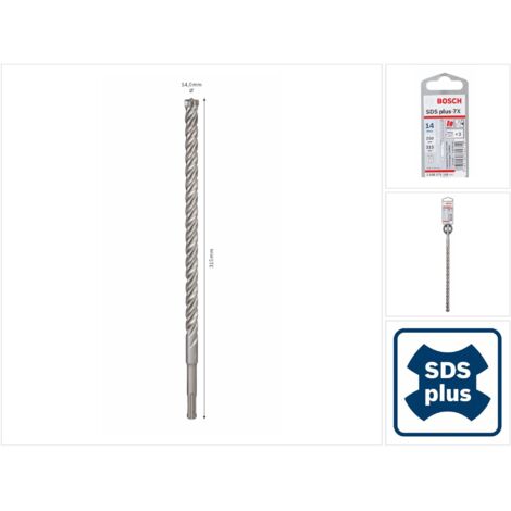 Foret SDS-Plus plus-7X 14x250x315mm Bosch