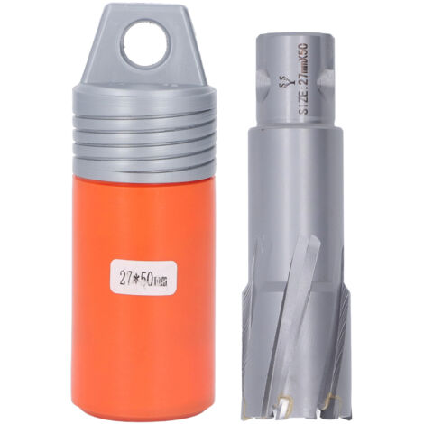Foret trépan carbure pour perceuse magnétique, coupe acier 50mm, profondeur de perçage 27mm, outil professionnel