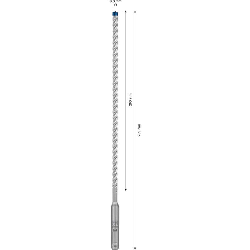 Bosch - 10x Forets marteaux Expert sds plus-7X 6 x 200 x 265 mm - 2608900162