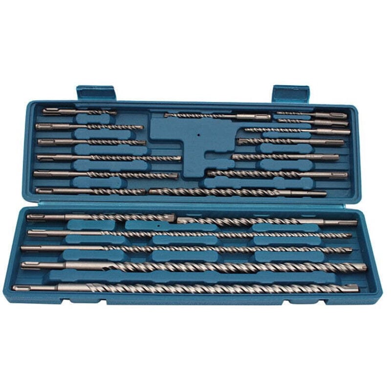 Lot de 20 forets à béton sds+ Malette de transport