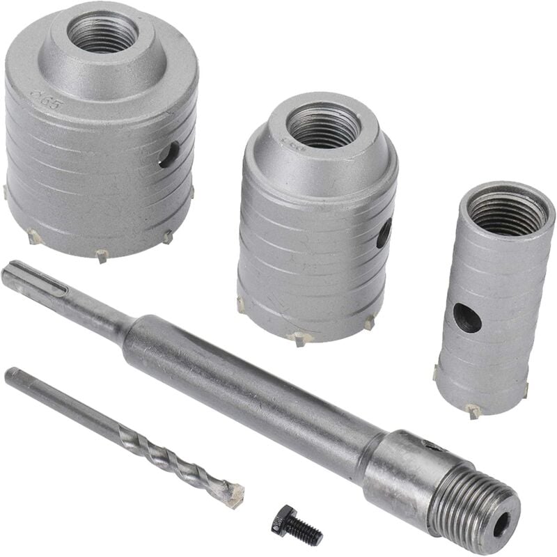 Beijiyi - Forets de scie-cloche sds Plus pour béton, ciment, pierre, mur - 65 mm, 50 mm, 30 mm