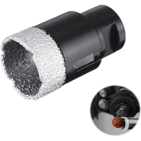 Forets Diamant, forets à carrelage, 30mm, Trépans de Forage avec Filetage M14, pour les meuleuses d'angle, Brasé Sous Vide Trépans, pour Perçage à sec en Porcelaine Carrelage Granit Marbre