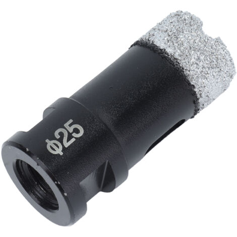 Forets Diamant M14 pour Carrelage, Granit, Marbre - 25mm pour Perçage à Sec
