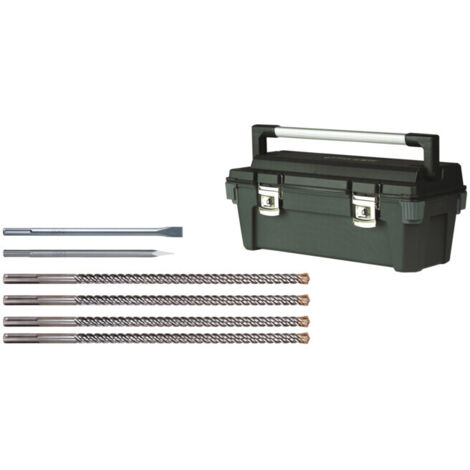 Forets et 2 burins 4SDS-max DEWALT en coffret