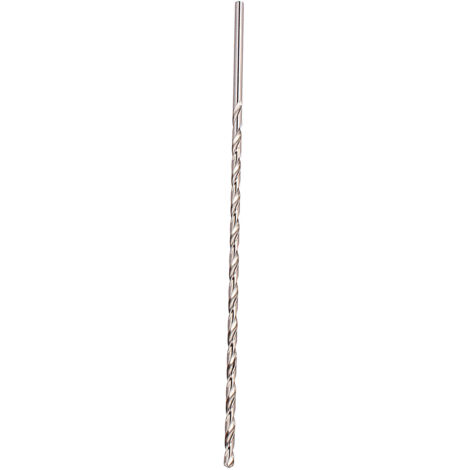 Forets hélicoïdaux extra longs en acier rapide (HSS), diamètre de perçage 4,5 mm, longueur 200 mm, 1 pièce