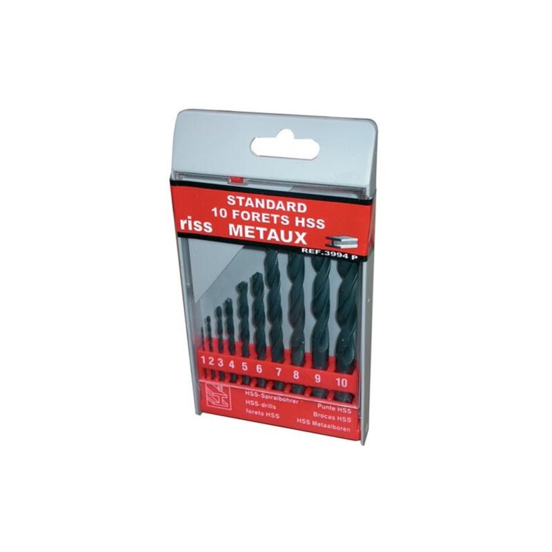 RISS Forets hss lamin&eacute; coffret 10p.sc - 