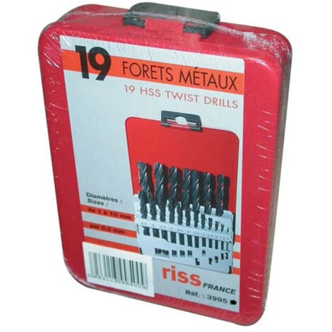 FORETS HSS LAMINE COFFRET 19P.O19V3005 RISS - C019V3005