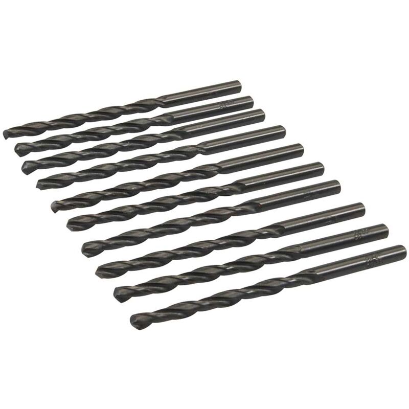 Silverline Foret metal meches cylindriques a metaux hss lamines foretshss : 10 x 4.8 mm