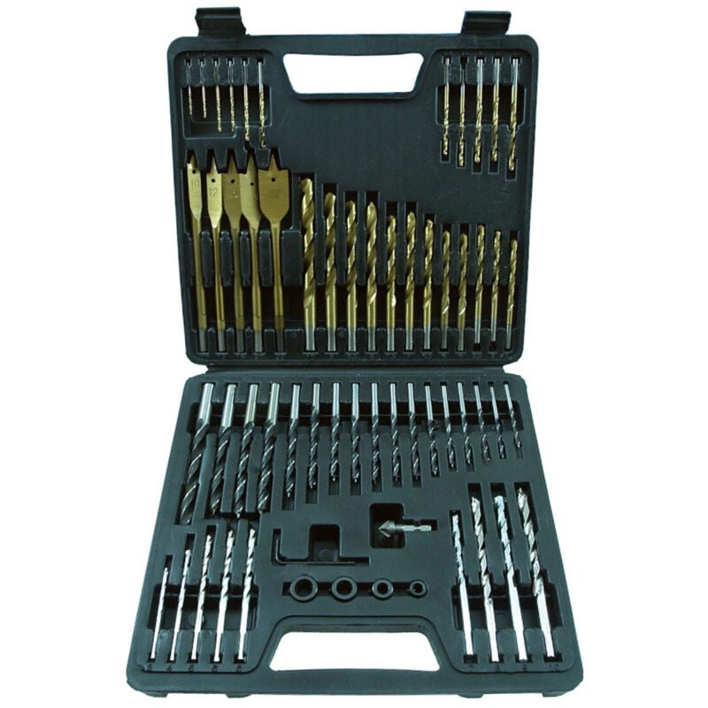 Coffret de 60 forets metal-bois-beton