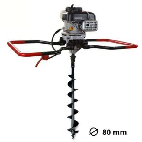 Mèche Tarière Diamètre 80mm Avec Adaptateur Pour Perceuse Et Perfo SDS-Plus - Pour Trou Profond Et Propre