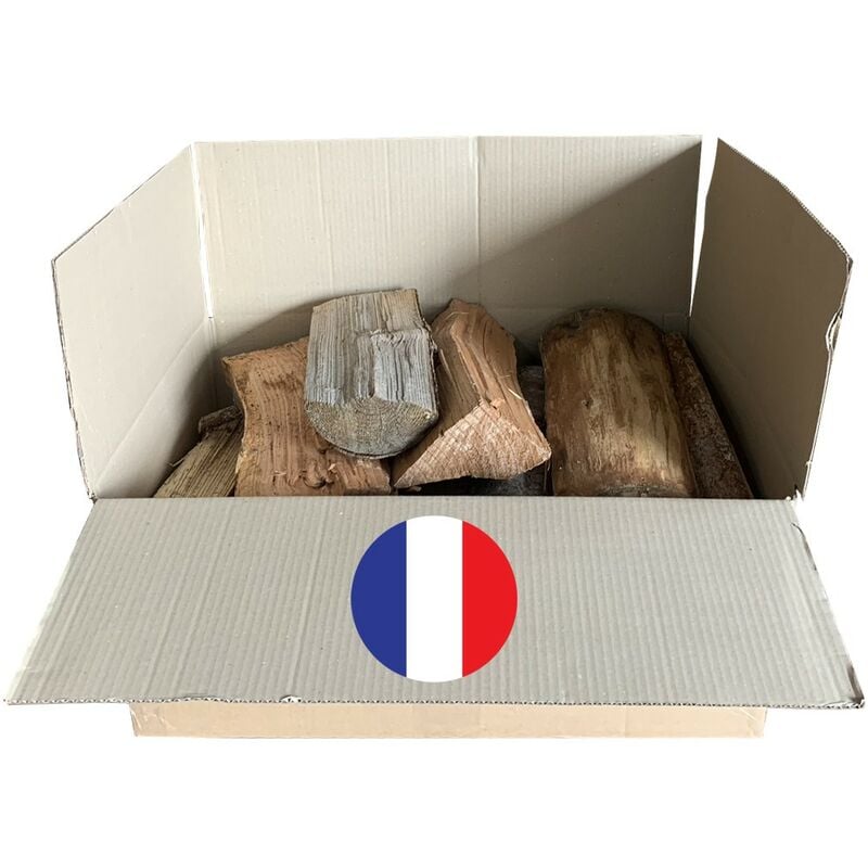 Forez Mélange de bois de chauffage français 50 cm 28 kg
