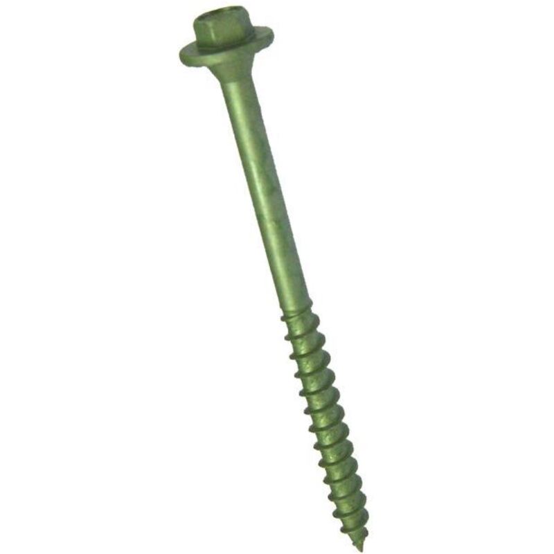 Forgefix - Hexagonal/TORX Compatible Timber T30 Screws Green 7x150mm Tub 50 FORTF7