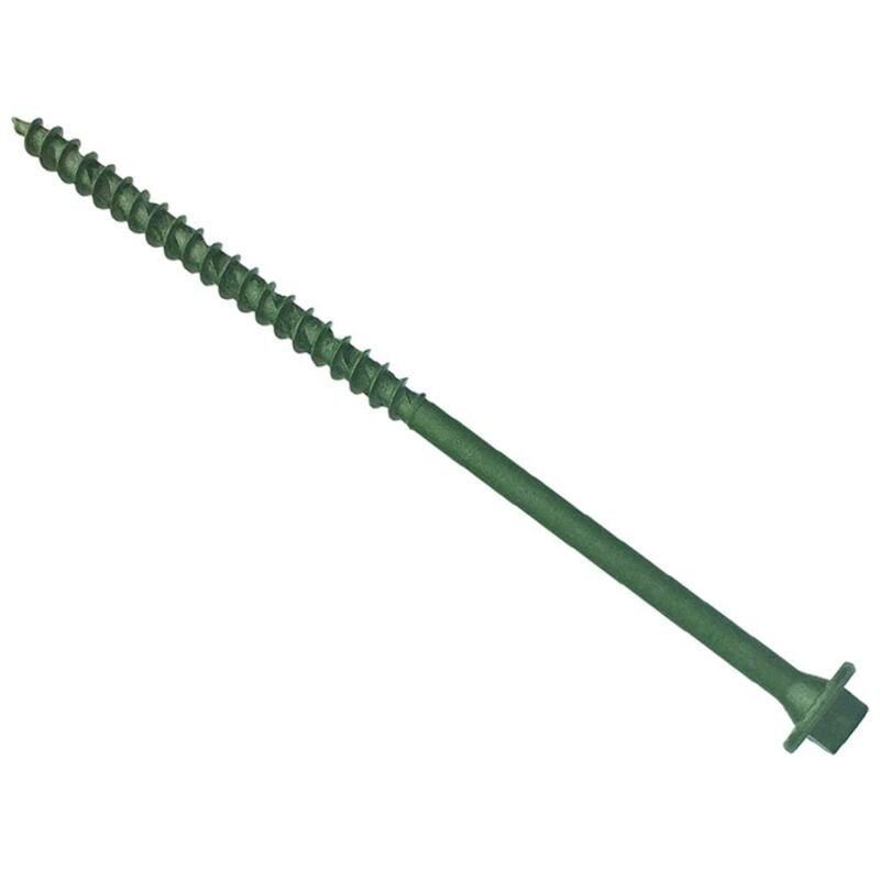 Forgefix - Hexagonal/TORX Compatible Timber T30 Screws Green 7x200mm Tub 50 FORTF7