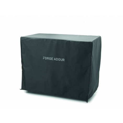 Forge Adour – Housse de barbecue pour table roulante – Imperméable en polyester enduit PVC – Dimensions 124 x 68 x 116 cm – Résistante aux UV