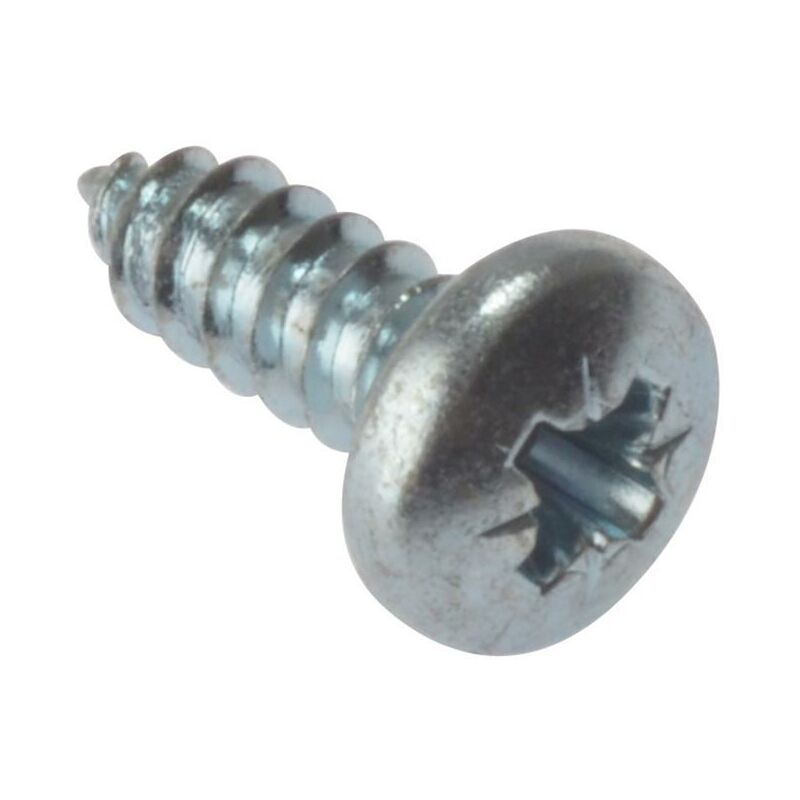 Forgefix - Self-tapping Screw Pozi Compatible Pan Head zp 1.1/2IN x 10 Box 200