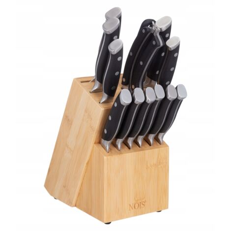 FORGED Messerset im Block mit 14 NOIS Elementen