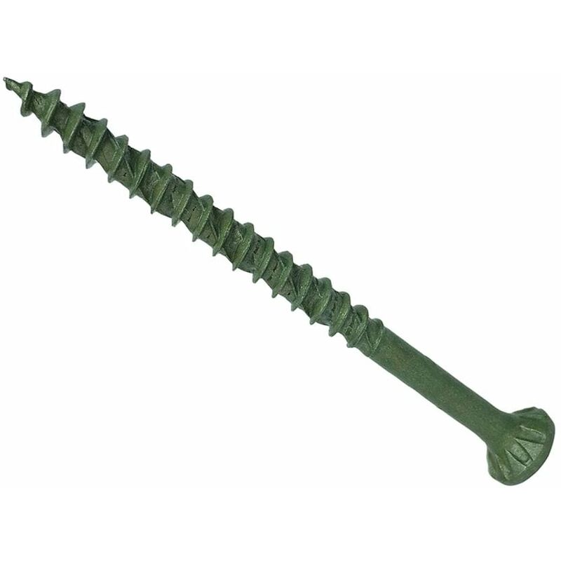 Forgefix - ForgeFast torx Compatible Decking Screws csk Green 4.5x50 T25 Tub 600 f