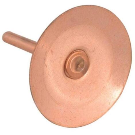 ForgeFix 100DISCRIVC Copper Disc Rivets 20 x 20 x 1.5mm (Bag 100) FORDISCRIVC
