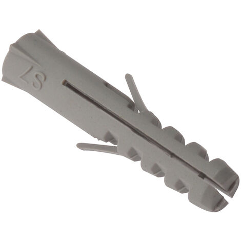ForgeFix 100RIM630 Nylon Wall Plug Rimless M6 x 30mm Bag 100 FORRIM630M