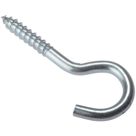 ForgeFix 10SH558 Screw Hook ZP 55 x 8Ga Bag 10 FORSH558M
