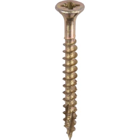 Forgefix FORFFP316Y 3.0 x 16mm Pozi Compatible Wood Screw Box of 200