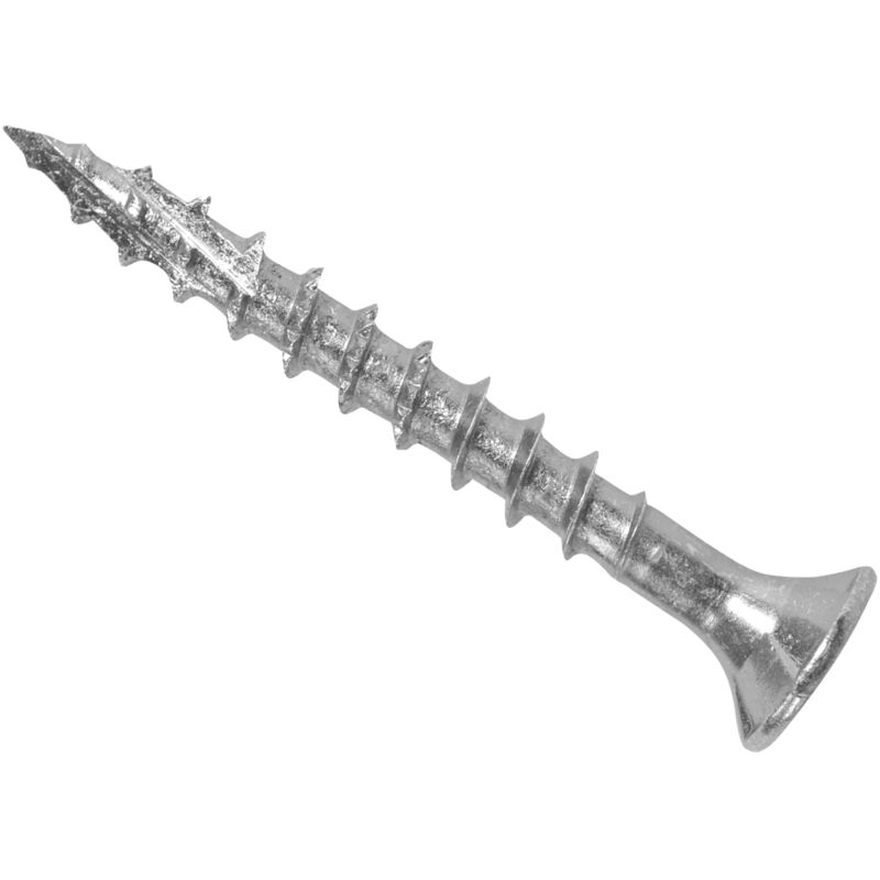 ForgeFix ForgeFast Pozi Compatible Exterior Screws eTech Silver 4.0 x 25mm Box 200