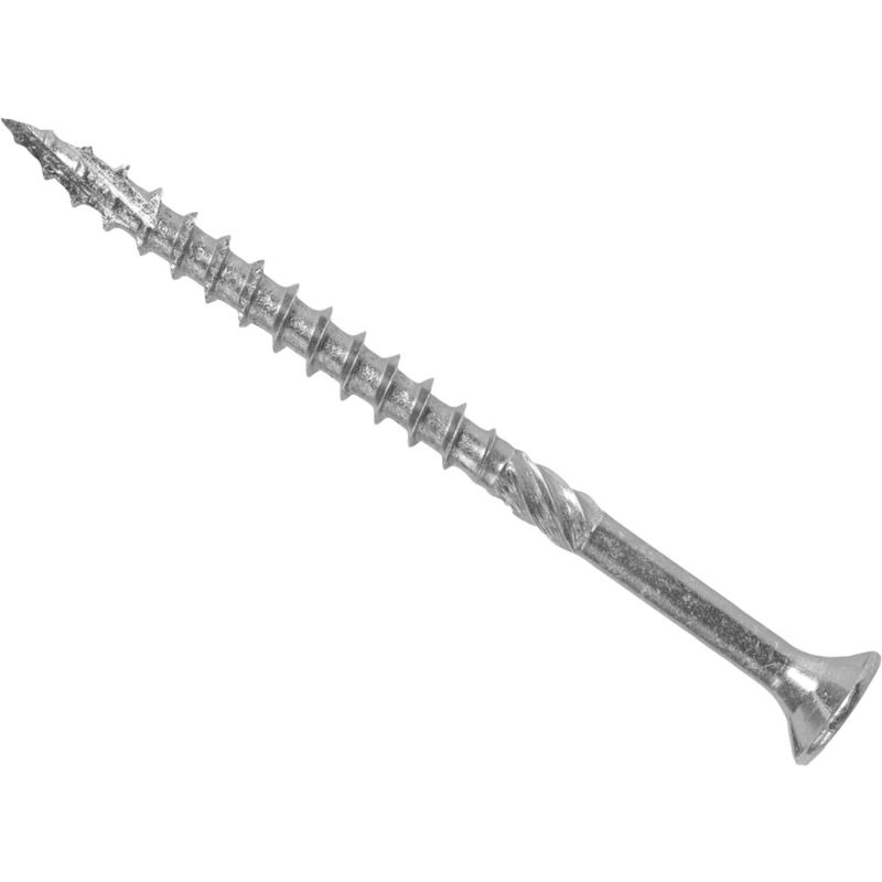 ForgeFix ForgeFast Pozi Compatible Exterior Screws eTech Silver 4.0 x 70mm Box 100