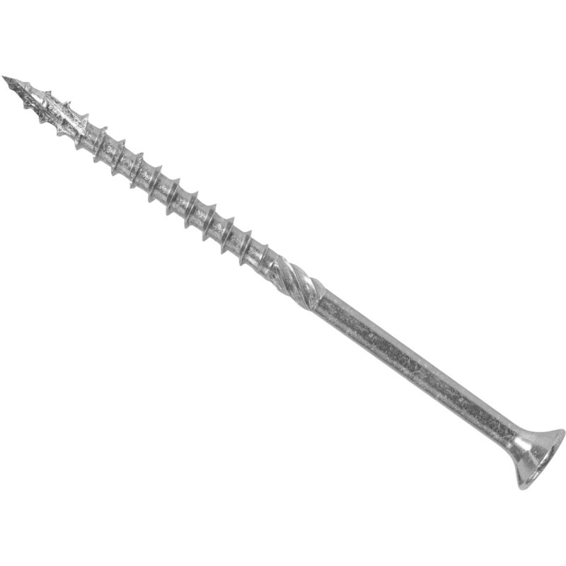ForgeFix ForgeFast Pozi Compatible Exterior Screws eTech Silver 6.0 x 130mm Box 100
