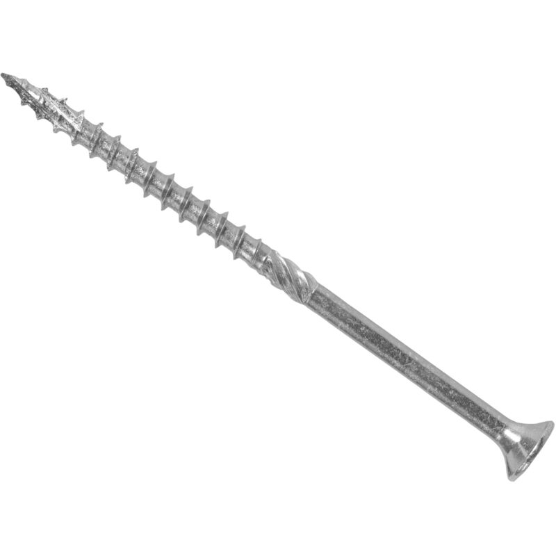 ForgeFix ForgeFast Pozi Compatible Exterior Screws eTech Silver 6.0 x 150mm Box 100