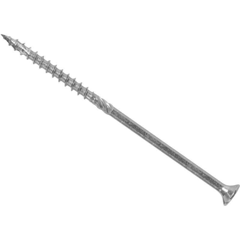 ForgeFix ForgeFast Pozi Compatible Exterior Screws eTech Silver 6.0 x 180mm Box 100
