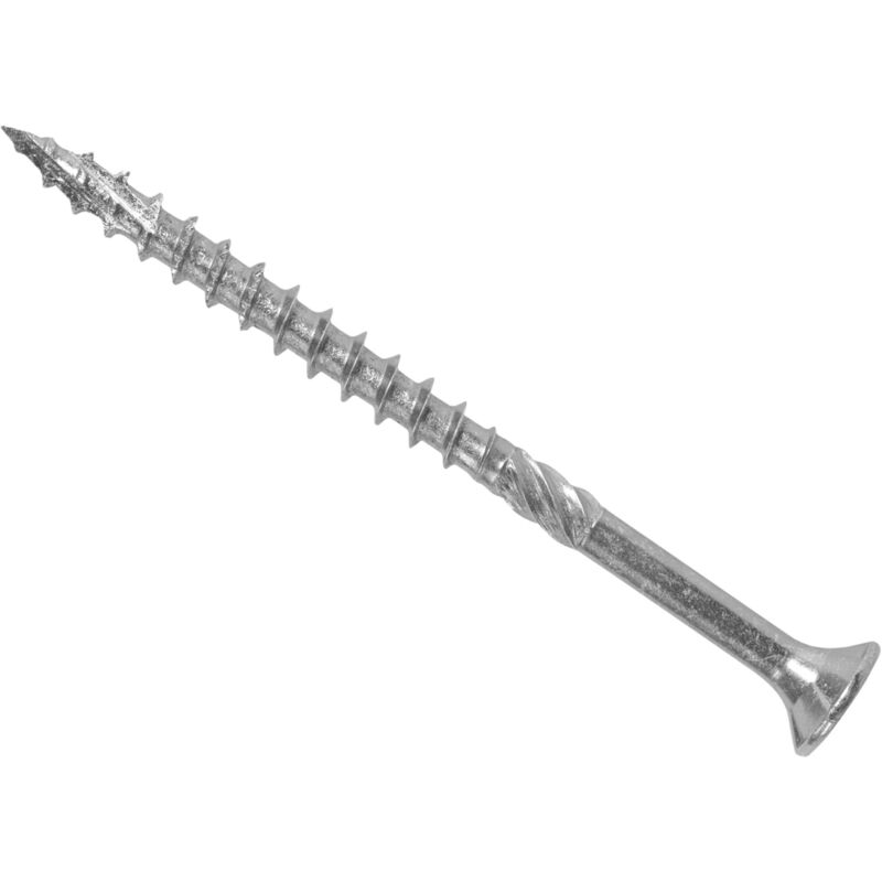 ForgeFix ForgeFast Pozi Compatible Exterior Screws eTech Silver 6.0 x 50mm Box 100