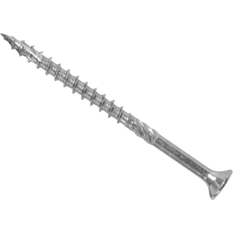 ForgeFix ForgeFast Pozi Compatible Exterior Screws eTech Silver 6.0 x 70mm Box 100