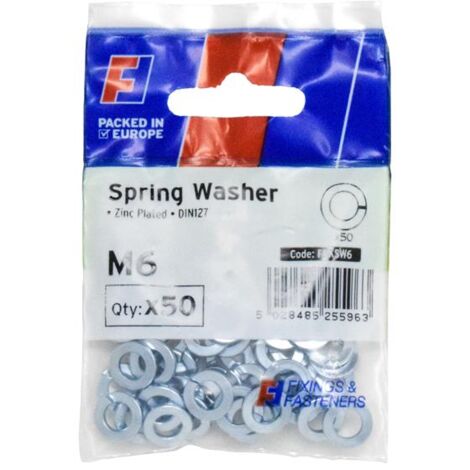 ForgeFix FPKSW6 Spring Washer M6 ForgePack 50 FORFPKSW6