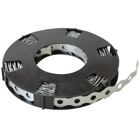 ForgeFix GB12 Contractor Galvanised Fixing Band Medium Duty 12mm x 0.7 x 10m Box 1 FORGB12